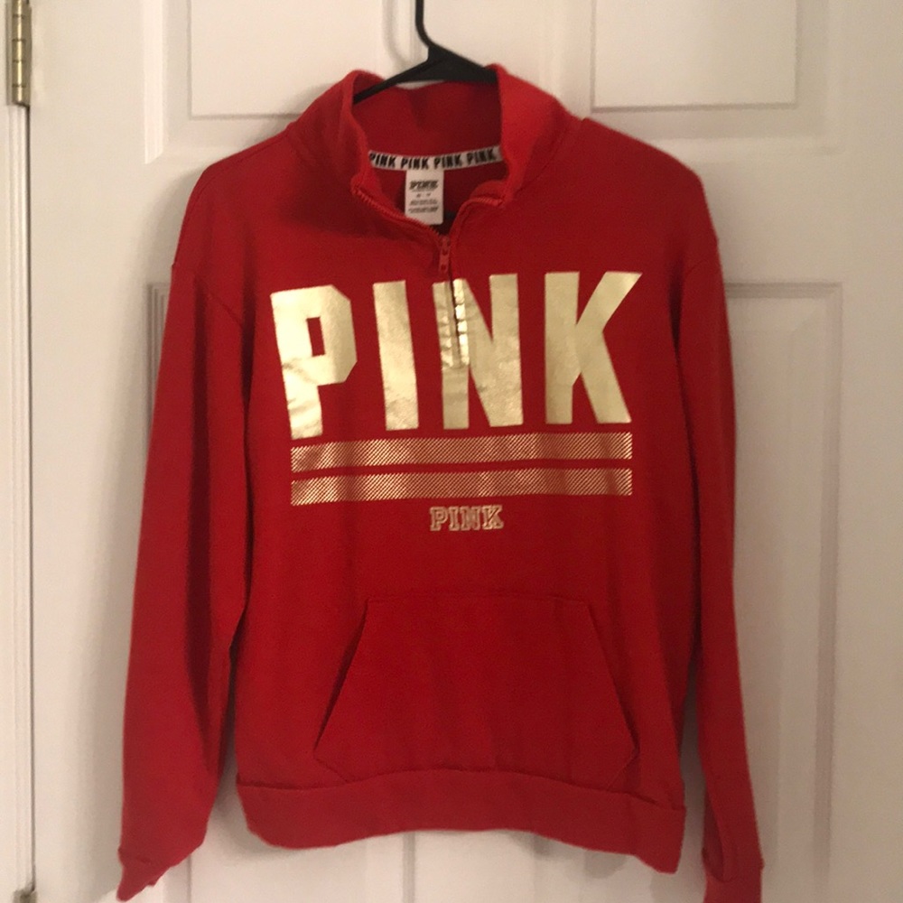 Pink Quarter Zip worn once